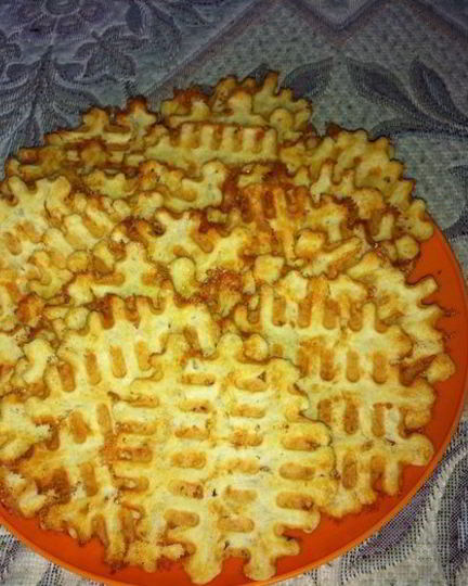 Рецепт сырных вафель