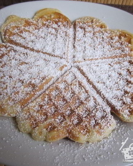 Рецепт творожных вафель