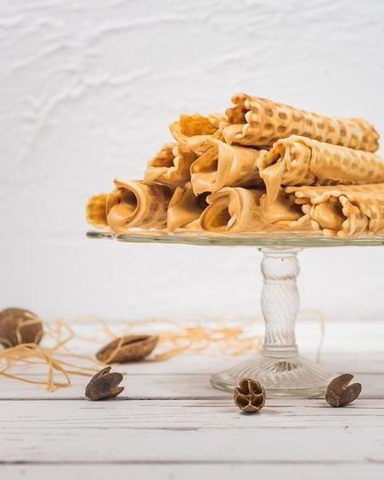 Рецепт вафельных трубочек мягких