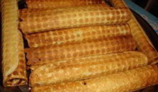 вафельные трубочки