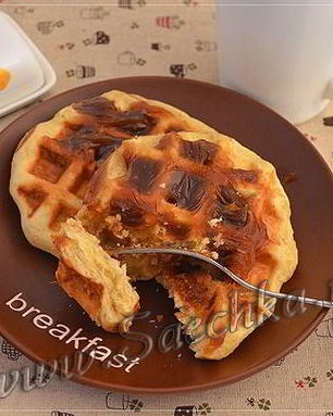 Вафли на дрожжах