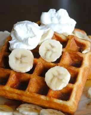 Вафли на кефире в электровафельнице