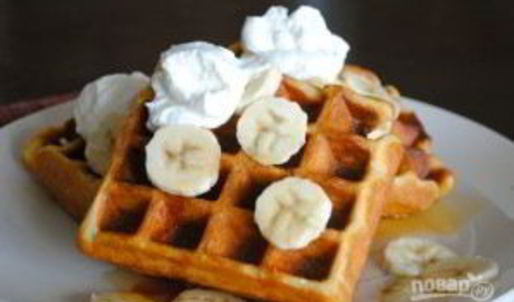 вафли на кефире в электровафельнице
