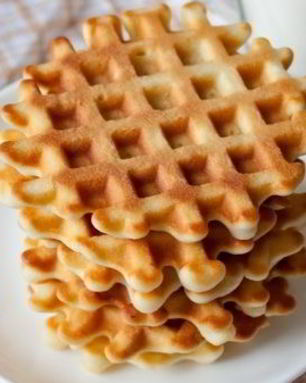 Вафли на сметане в электровафельнице