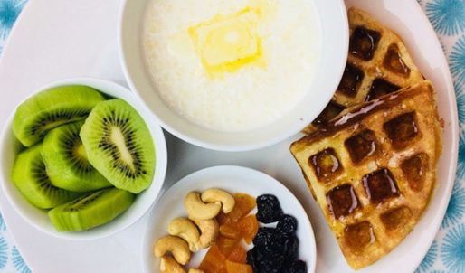 вафли овсяные в электровафельнице