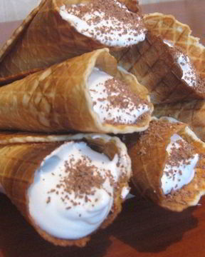 Вафли с кремом