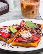 Вафли с нутеллой