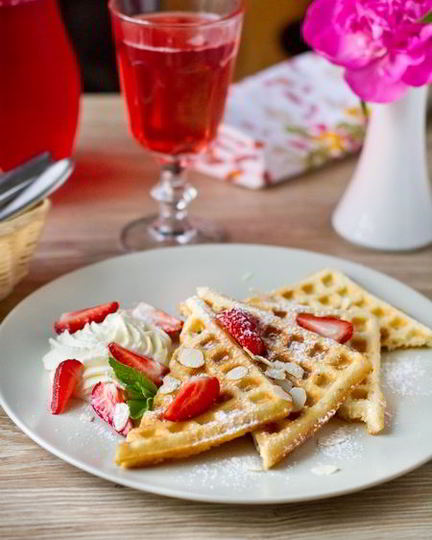 Рецепт вафель с жемчужным сахаром