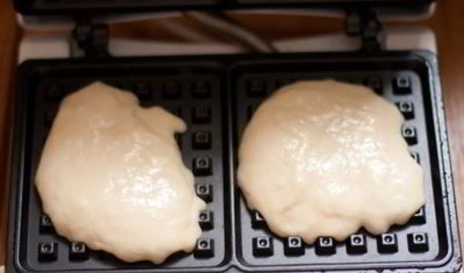 вафли с жемчужным сахаром