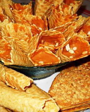 Вафли со сгущенкой