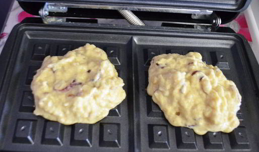 яблочные вафли