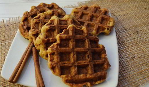 яблочные вафли