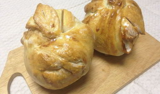 яблоки в тесте