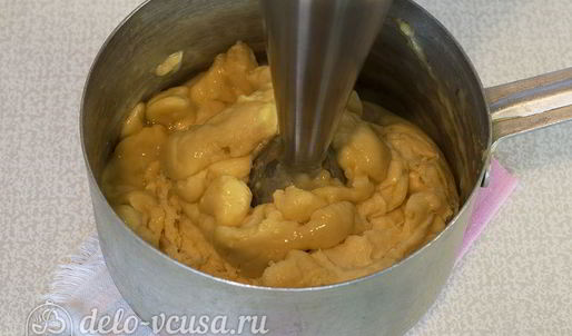 домашние эклеры со сгущенкой