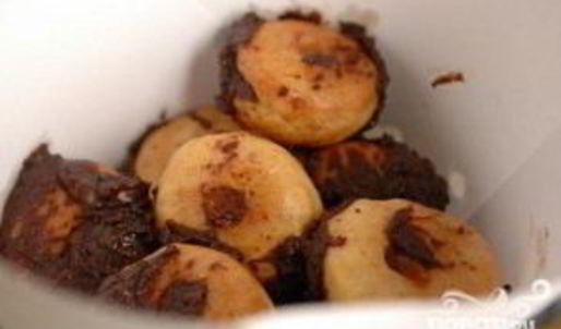 елочка из профитролей