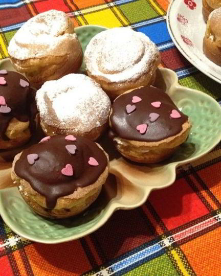 Рецепт ленивых эклеров с творожной начинкой