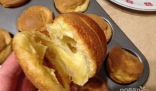 ленивые эклеры с творожной начинкой