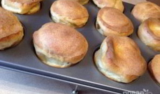 ленивые эклеры с творожной начинкой