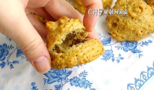 овсяные эклеры с творожным кремом