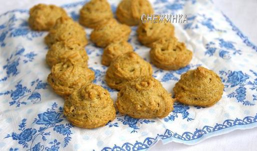 овсяные эклеры с творожным кремом