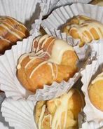 Профитроли c кремом из сгущенки