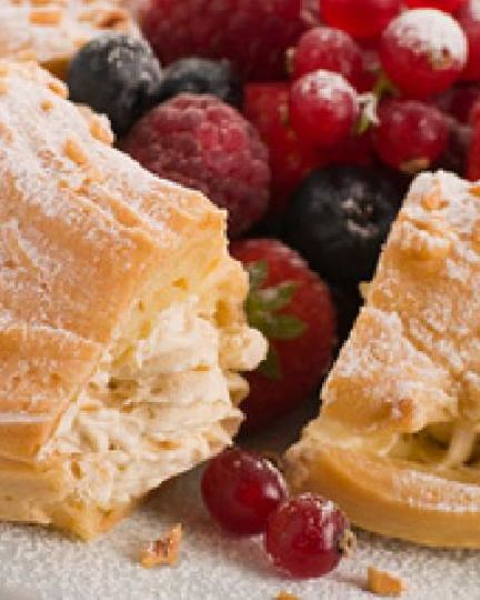 Рецепт профитролей с кремом шантильи