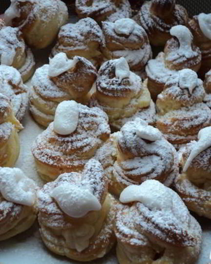 Рецепт профитролей с ванильным заварным кремом