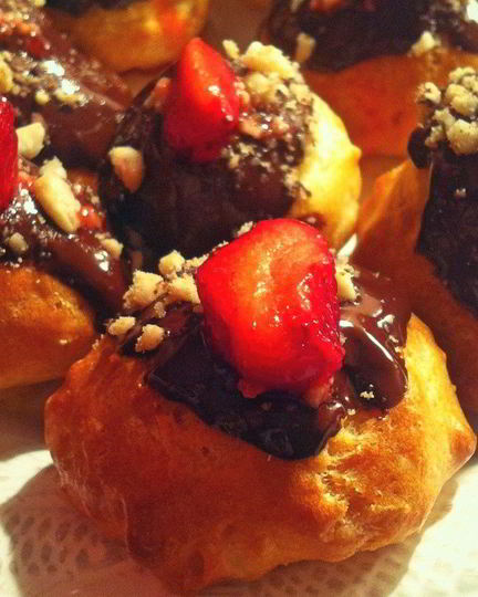 Рецепт профитролей с заварный кремом