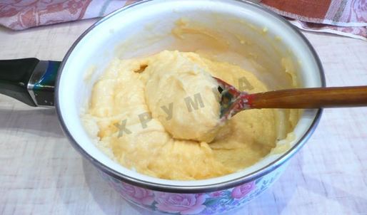 профитроли с заварным кремом