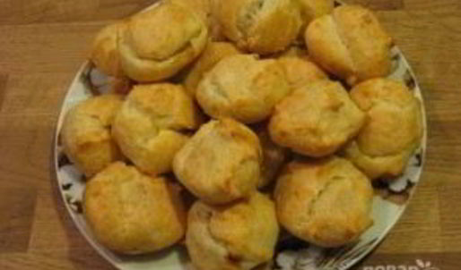 профитроли со сгущенкой