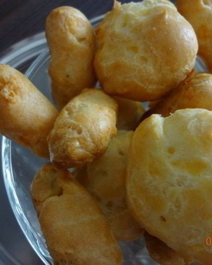 Рецепт сырных профитролей