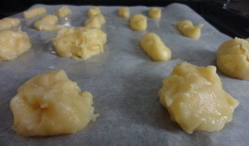 сырные профитроли