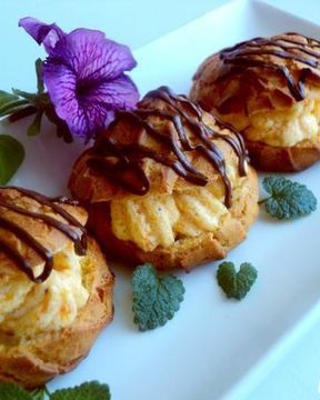 Эклеры из тыквы