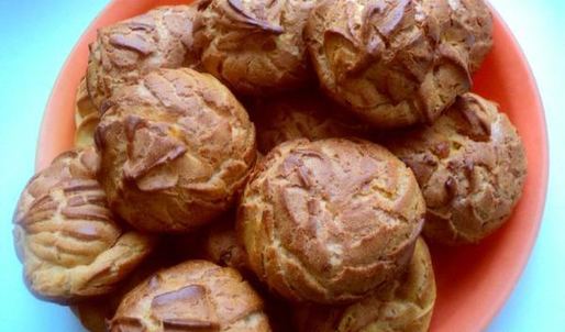 эклеры из тыквы