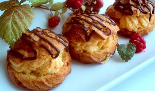 эклеры из тыквы