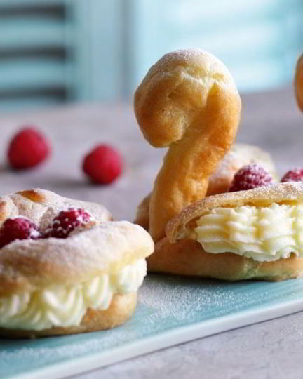 Рецепт эклеров лебеди