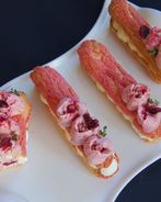 Эклеры Малиновая роза