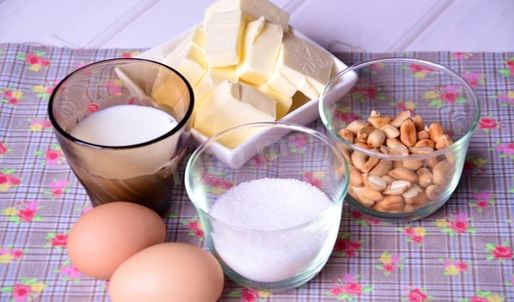 эклеры ореховые