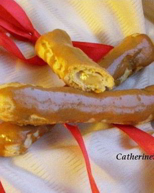 Эклеры с кофейным заварным кремом