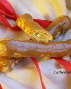 Эклеры с кофейным заварным кремом