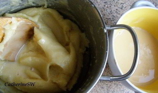 эклеры с кофейным заварным кремом