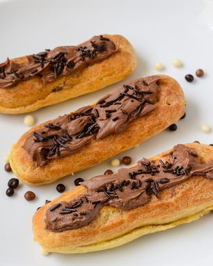 Эклеры с шоколадным кремом