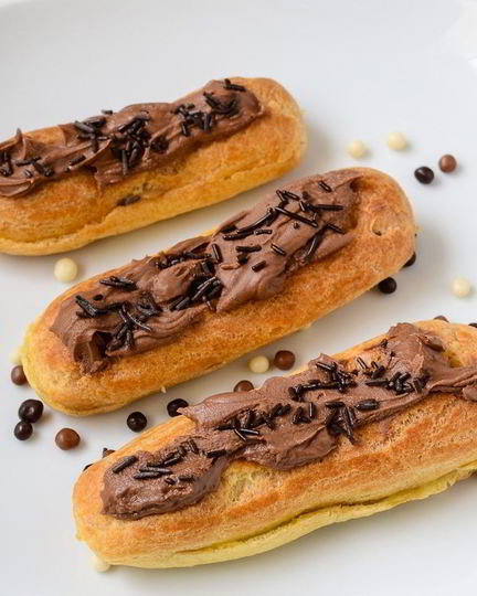 Рецепт эклеров с шоколадным кремом