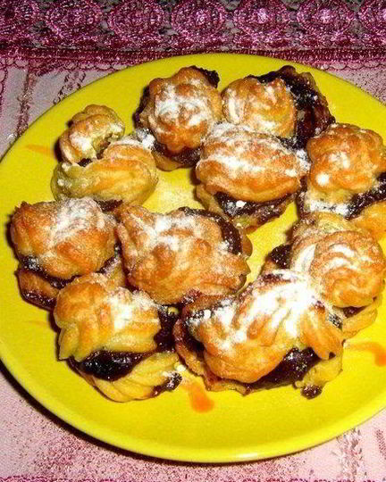 Рецепт эклеров со сгущенкой