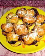 Эклеры со сгущенкой