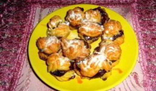 эклеры со сгущенкой