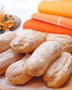 Эклеры со сливочным кремом