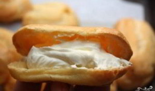 эклеры со сливочным кремом