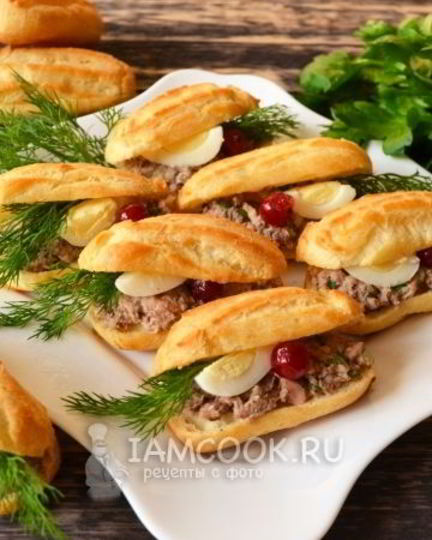 Рецепт закусочных эклеров