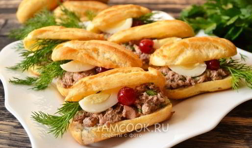 закусочные эклеры